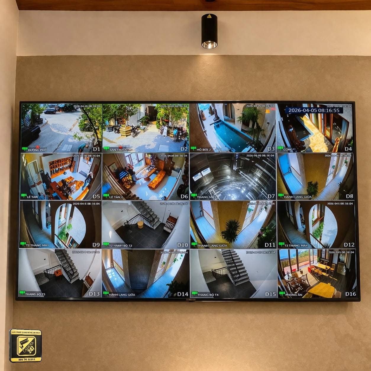 Thi công Camera, Khoá vân tay, Mạng khách sạn My Dream Hotel 1 - ảnh 5