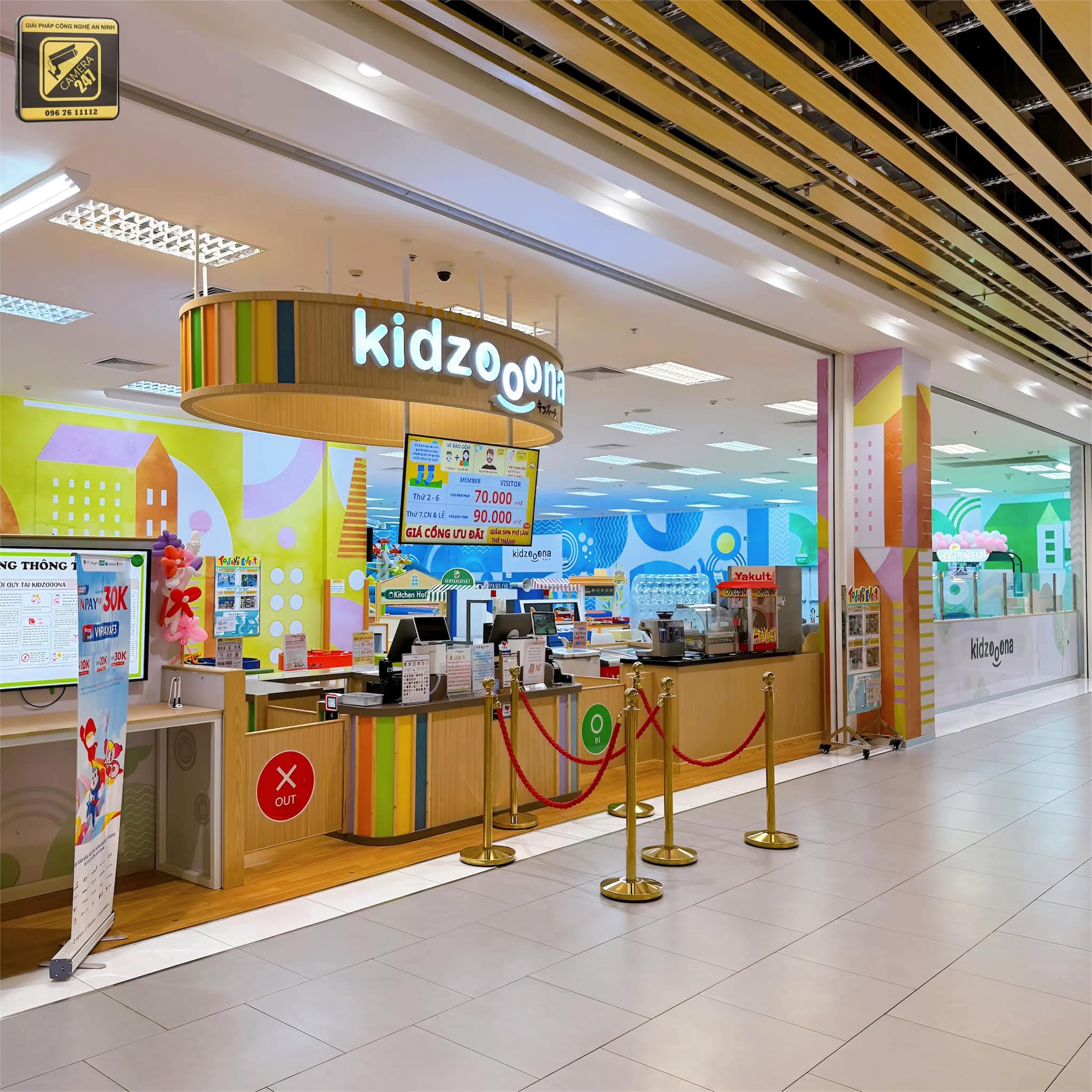 Thi công Camera khu vui chơi Trung tâm thương mại AEON MALL Huế - ảnh 2