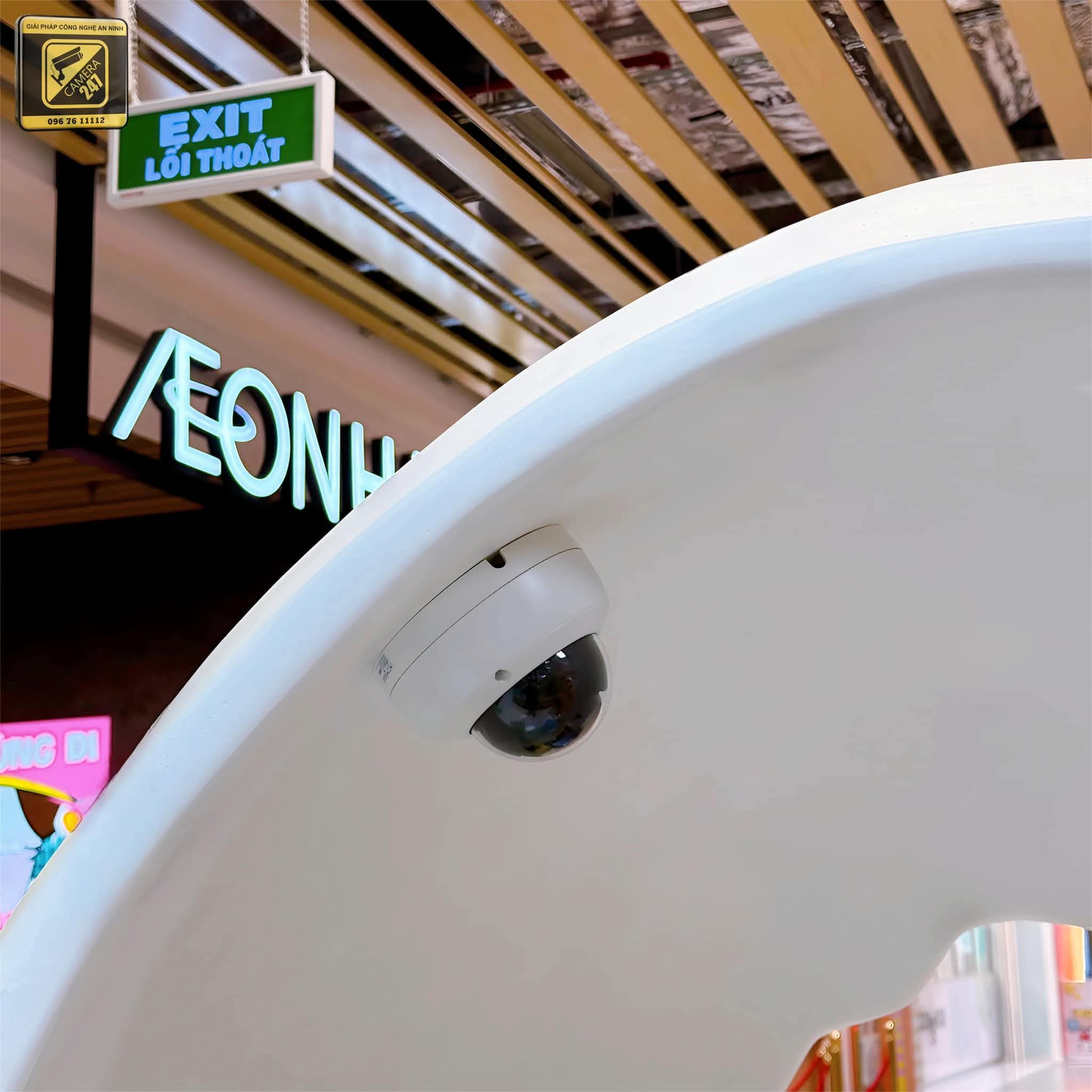Thi công Camera khu vui chơi Trung tâm thương mại AEON MALL Huế - ảnh 6