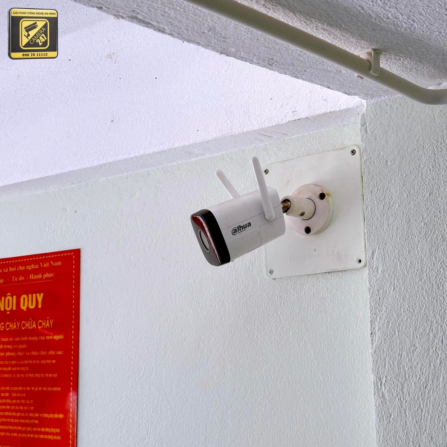 Lắp đặt Camera, Khóa cửa vân tay Cư xá Nhã Uyên - ảnh 7